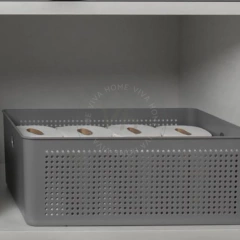 ORGANIZADOR 12 L GRIS - Viva Home