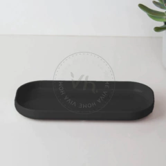 SET DE BAÑO DE 3 PIEZAS NEGRO - Viva Home