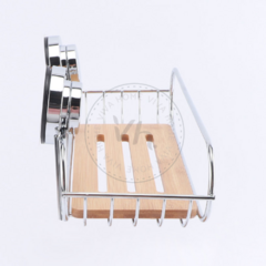 Imagen de ORGANIZADOR DUCHA SIMPLE METAL BAMBU