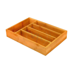 4 UTENSILIOS Y CUBIERTERO BAMBU - tienda online
