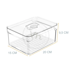 ORGANIZADOR TAPA CON VALVULA 2,2L - Viva Home