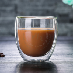 Imagen de VASO DOBLE VIDRIO 250 ML X2U.