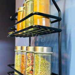 ESTANTE ESPECIERO PARA BARRAL NEGRO