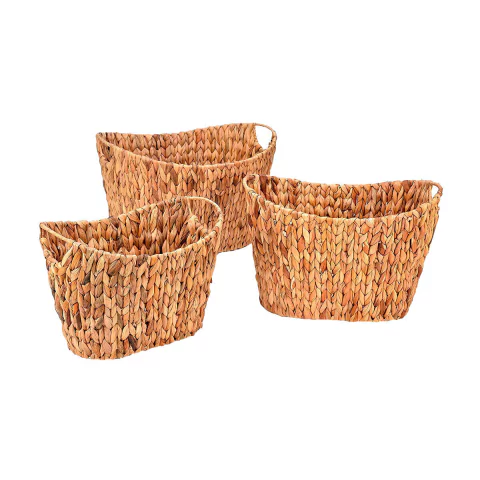 CESTO DE JACINTO OVAL X3U.