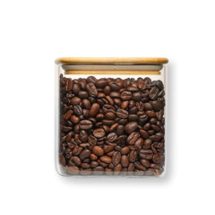 FRASCO CUADRADO CON TAPA DE BAMBU 800 ML - comprar online