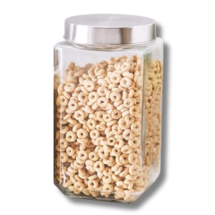 FRASCO CUADRADO CON TAPA DE ACERO 2100 ML - comprar online