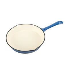 SARTEN DE HIERRO ESMALTADO AZUL 25 CM - comprar online