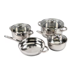 BATERIA DE COCCION ACERO INOXIDABLE X 4 PIEZAS