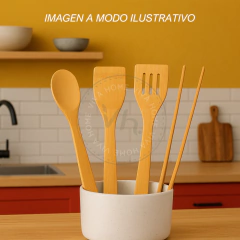 UTENSILIOS DE BAMBU X4U. en internet