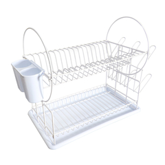 ESCURREPLATOS DE DOS NIVELES BLANCO - comprar online