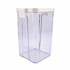 Imagen de FRASCO HERMETICO CIERRE DUAL CLIP 1300 ML X3U.