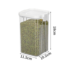 Imagen de FRASCO HERMETICO CIERRE DUAL CLIP 1300 ML
