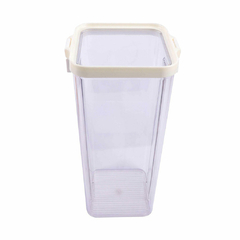 Imagen de FRASCO HERMETICO CIERRE DUAL CLIP 1800 ML X3U.