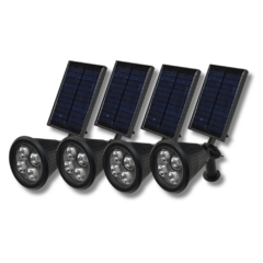REFLECTOR ESTACA SOLAR LED LUZ FRIA X4U.