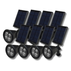 REFLECTOR ESTACA SOLAR LED LUZ FRIA X8U.
