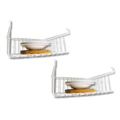 ESTANTE COLGANTE GRANDE BLANCO X2U. - comprar online