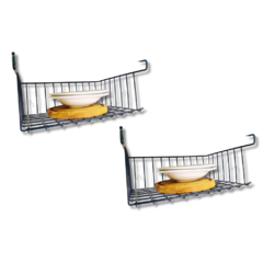 ESTANTE COLGANTE GRANDE NEGRO X2U. - comprar online