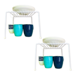 ESTANTE ALTO BLANCO X2U. - comprar online