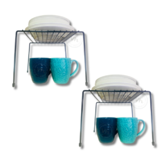 ESTANTE ALTO NEGRO X2U. - comprar online