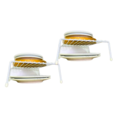 ESTANTE BAJO BLANCO X2U. - comprar online