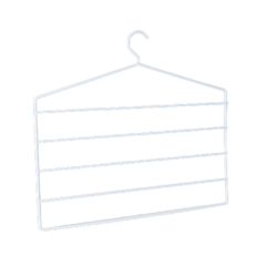 PERCHA PANTALONERA 5 NIVELES BLANCA - comprar online