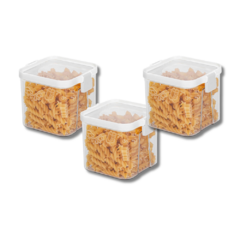 FRASCO HERMETICO CIERRE DUAL CLIP 670 ML X3U. - comprar online