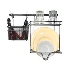 BARRAL 45 CM, SECAPLATOS, CUBIERTERO CROMADO - comprar online