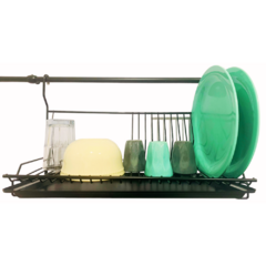 BARRAL 60 CM Y SECAPLATOS NEGRO - comprar online