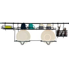 BARRAL 120 CM, SECAPLATOS, CUBIERTERO, SET LIMPIEZA NEGRO