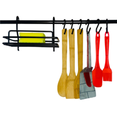 BARRAL 45 CM, SET LIMPIEZA, GANCHOS NEGRO - comprar online