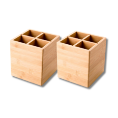 PORTA UTENSILIOS BAMBU X2U. - comprar online