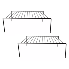 ESTANTE PARA ALACENA 45 CM NEGRO X2U.