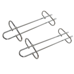 PORTA COPAS RECTO 40 CM CROMADO X2U.
