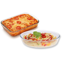 SET FUENTE RECTANGULAR Y OVALADA GRANDE - comprar online