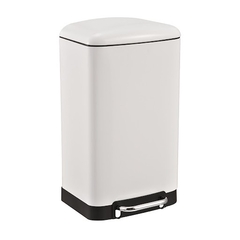CESTO DE ACERO BLANCO RECTANGULAR 12 L