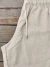SHORT JERI DE LINHO NATURAL - loja online