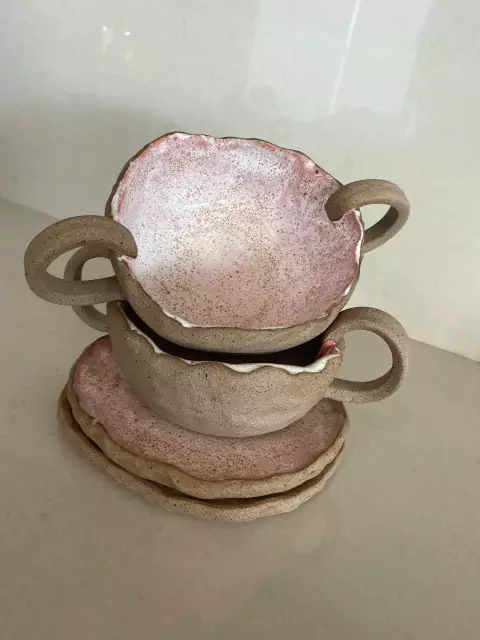 Duo Consomê Ancestral Matilde - Rosa - comprar online