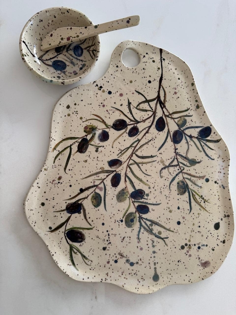 Tabua oliveira - Aquarelada - comprar online
