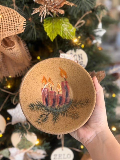 Cumbuca Aquarelada Harmony - Natalinas gold (Velas) - comprar online