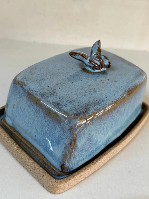 Mantegueira retangular - Borboleta Azul - comprar online