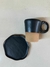 Conjunto Cafézinho Orgânico -preto - Ferretti Ceramic