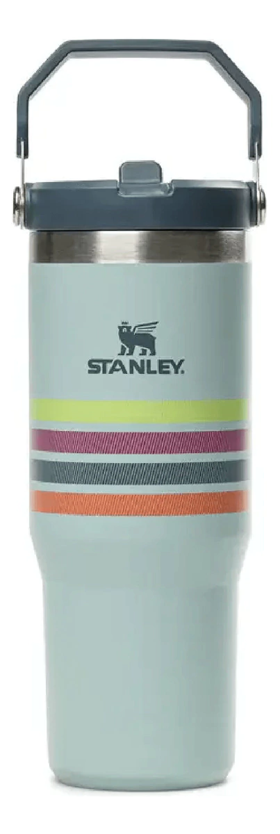 Vaso Stanley Térmico Flip Straw Tumble 0,88ml Acero Inox.
