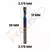 Fresa 2 Cortes DownCut Cobertura DLC – 3.175mm - comprar online