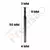 Fresa 2 Cortes HRC55 CrAlTiN - 3mm - comprar online