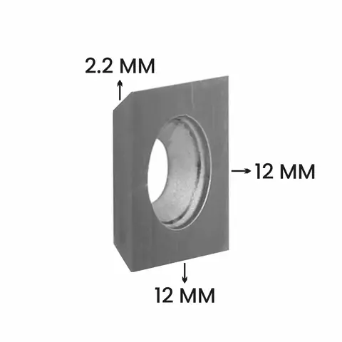 Pastilha 12x12mm - 1.5mm ou 2.2mm na internet