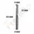 Fresa 1 Corte Helicoidal UpCut - 4mm na internet