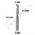 Fresa 1 Corte Helicoidal UpCut - 4mm - loja online