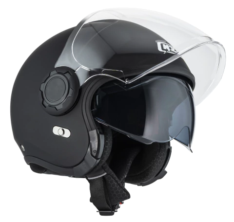 Casco Abierto NZI Ringway 2 Duo Negro Mate + Visor Polarizado Vxv - comprar online