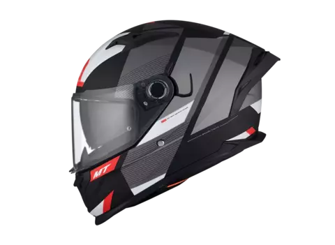 Casco Moto Mt Braker Chento B0 Gris Mate Doble Visor + Spoiler Vxv