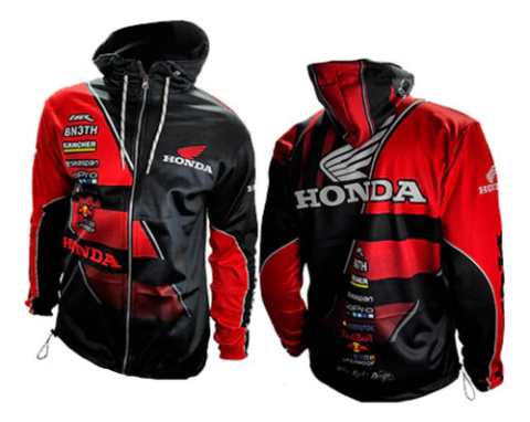 Campera HDA Ketten Frizado Deportivo Moto Vxv